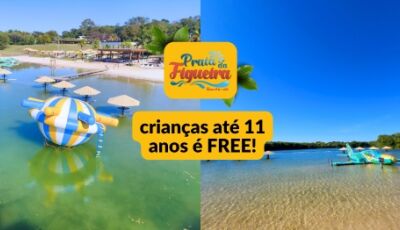 Atração Renovada: Praia da Figueira Reabre com Novo Brinquedo e Entrada Grátis para Crianças