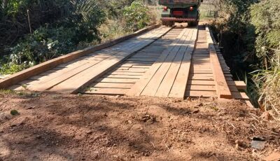 Prefeitura de Bonito conclui reforma da ponte do Rezek na zona rural