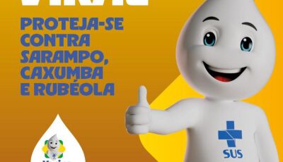 Campanha alerta para importância da vacinação contra sarampo, caxumba e rubéola
