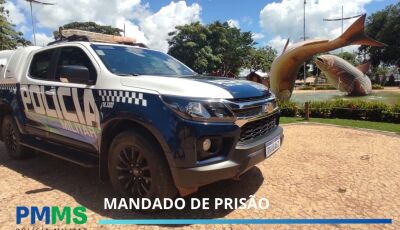 Polícia Militar cumpre mandado de prisão em Bonito