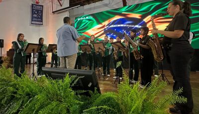 Banda Municipal de Bonito se apresenta na abertura do 25° Encontro Congemas