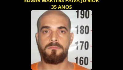 Polícia Civil divulga imagem de foragido com mandados de prisão em aberto