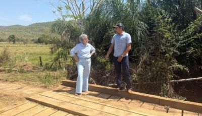 Prefeitura de Bodoquena realiza recuperação de pontes na região da Sumatra