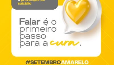 Setembro Amarelo: Prefeitura de Bonito destaca a importância dos cuidados com a saúde mental