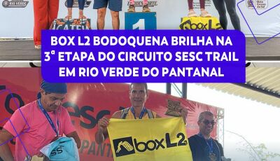 Equipe Box L2 representa Bodoquena e conquista pódio no Circuito Sesc Trail