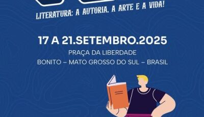 FLIB 2025 será realizada de 17 21 de setembro na Praça da Liberdade