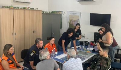 Conselho de segurança participa de reunião com membros do plano diretor municipal em Bonito