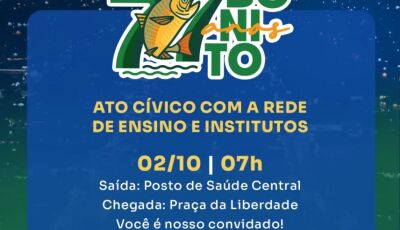 Bonito celebra 77 anos com Ato Cívico nesta quinta-feira