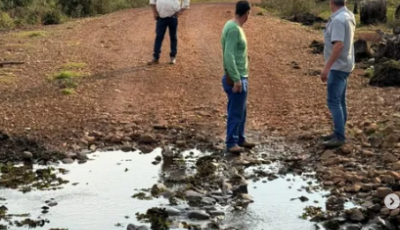 Prefeitura de Bonito fará reparos em estrada na região das Fazendas Segredo e Coqueiro
