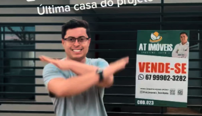 André Tatu se destaca como corretor que mais cresce no mercado imobiliário de Bonito-MS