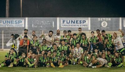 Náutico vence Corumbaense mais uma vez e conquista título do Estadual Sub-15