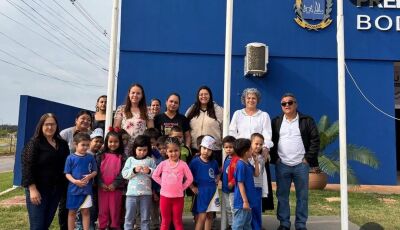 Prefeitura de Bodoquena realiza ato cívico com crianças do CEIB em homenagem à Independência  