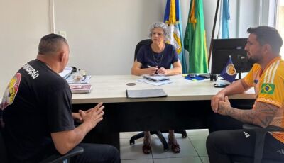 Prefeita de Bodoquena se reúne com presidente da Federação de MMA