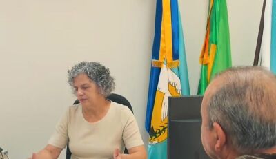 Prefeita Girleide Rovari recebe representantes da Junta Militar em Bodoquena