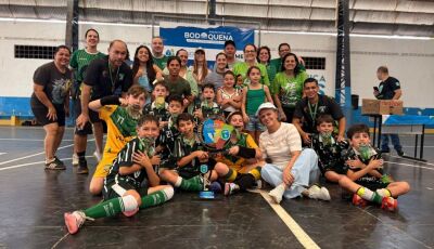 Bodoquena recebe etapa da Liga Sul-Mato-Grossense de Futsal Sub-10
