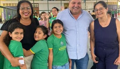Prefeito Josmail Rodrigues acompanha implantação de horta na Escola João Alves de Arruda