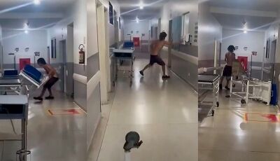 Paciente em crise destrói equipamentos e assusta servidores em unidade de saúde