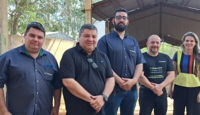 Josmail acompanha andamento da reforma e toda a organização da nova Unidade de Triagem de Resíduos