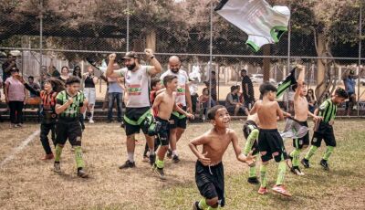 Quatro times disputam fase final do Festival de Futebol Sub-9 neste domingo