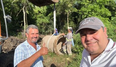 Bonito amplia capacidade de carga da rede de drenagem que vai receber as águas pluviais