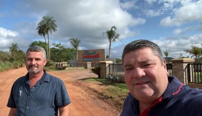 Josmail Rodrigues vistoria Estrada da São Geraldo