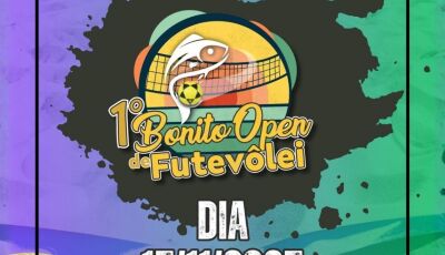 Bonito terá 1&ordm; Open de Futevôlei neste sábado