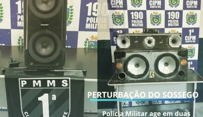 PMMS age em duas ocorrências de perturbação de sossego