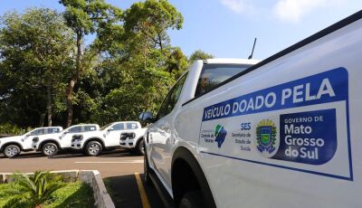 Para fortalecer ações de vigilância em saúde, Governo de MS entrega veículos para 14 municípios