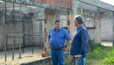 Obras da Creche da Marambaia avançam com recursos próprios do município
