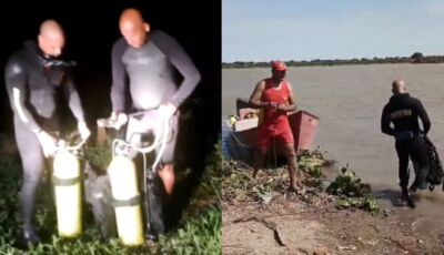 Jovem é levado pela correnteza e desaparece no Rio Paraguai 