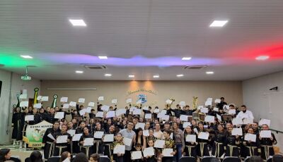 Noite especial na Formatura e Concerto da Banda Municipal 2025
