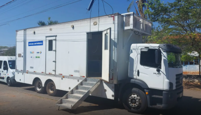 Carreta da Oficina Ortopédica Itinerante está em Bonito até amanhã