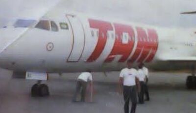 Aeroporto de Bonito já recebeu Fokker 100 da TAM entre 2003 e 2010