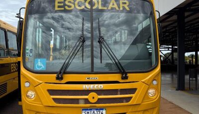 Bonito recebe novo ônibus escolar para reforçar o transporte de estudantes do município