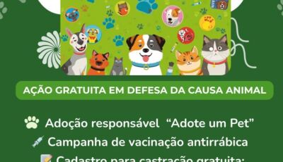 Dezembro Verde oferece vacinação, castração e adoção responsável em Bonito