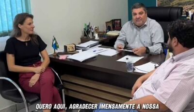 Josmail agradece senadora Soraya Thronicke por recurso para investir na saúde em Bonito