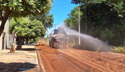 Asfalto novo chega na Rua Aniceto Coelho em Bonito