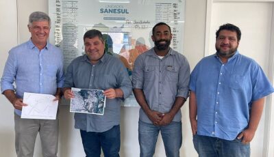 Prefeito de Bonito participa de reunião na Sanesul