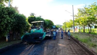 Recapeamento da Rua Leonel Monteiro avançou em Bonito