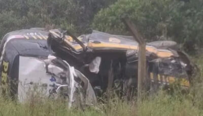 Agente morre após viatura da PRF sair da pista durante perseguição
