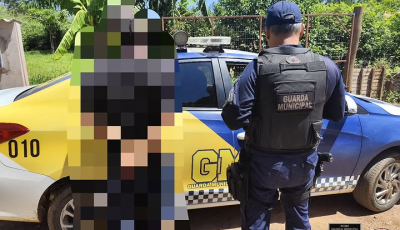 Guarda Municipal cumpre mandado prisão em desfavor de condenado por tráfico de drogas