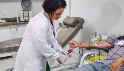 Estoques de sangue do Hemosul do Hospital Regional estão baixos e doadores são convocados
