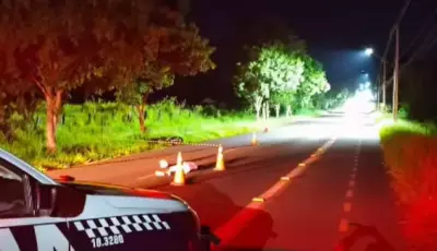 Casal vê farol de motocicleta aceso e encontra rapaz morto em MS