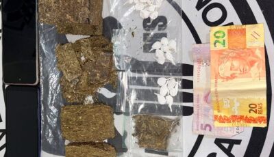 Policiais civis prendem investigado por tráfico e apreendem drogas prontas para serem comercializada