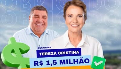 Prefeito agradece senadora por emenda de R$ 1,5 milhão 