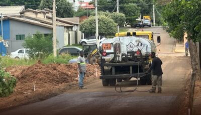 Prefeitura investe em infraestrutura urbana e inicia a pavimentação asfáltica da Rua Vicente Jacques