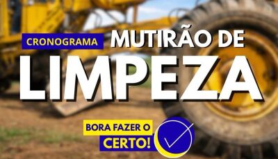 Mutirão de Limpeza começa hoje em Bonito; confira a programação completa