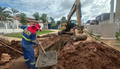 Bonito avança com a implantação do sistema de drenagem e das galerias celulares de concreto