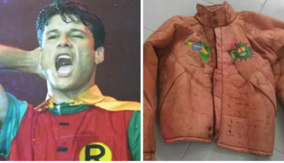 Jaqueta é encontrada intacta sobre caixão de Dinho durante exumação dos corpos
