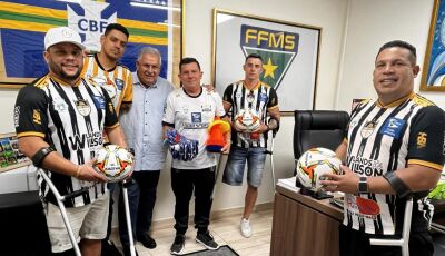 FFMS firma parceria com clube de futebol para amputados